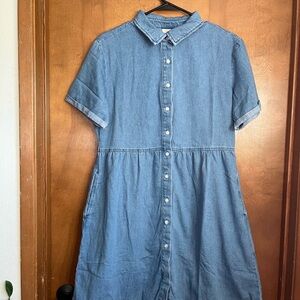 LuLaRoe Blue Denim Dress